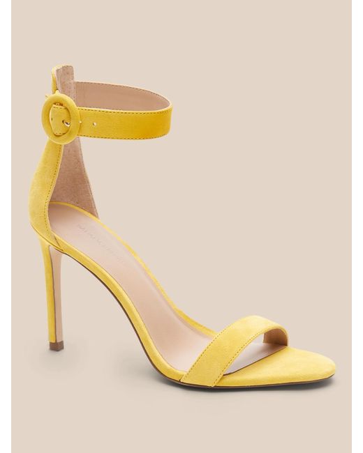 banana republic bare high heel