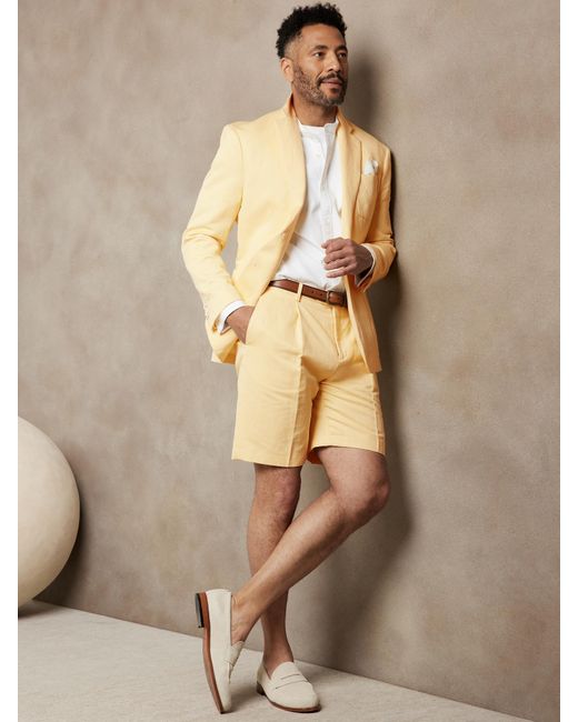 beige suit jacket men