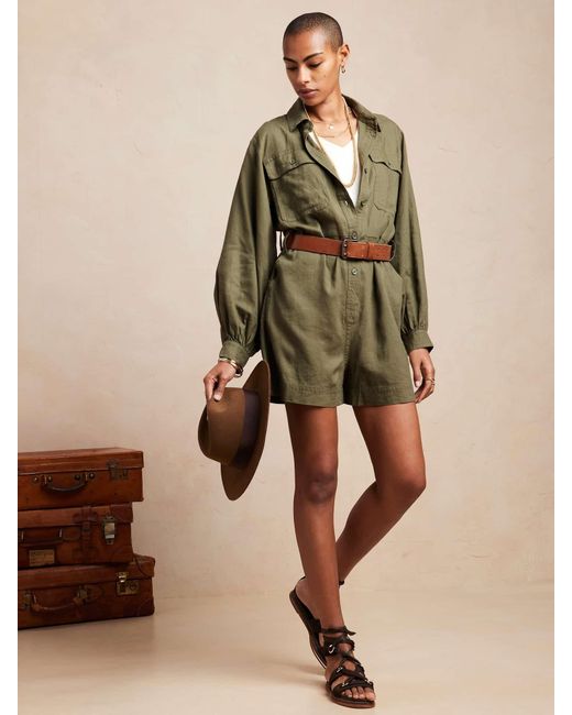 Banana Republic Factory Linen-blend 