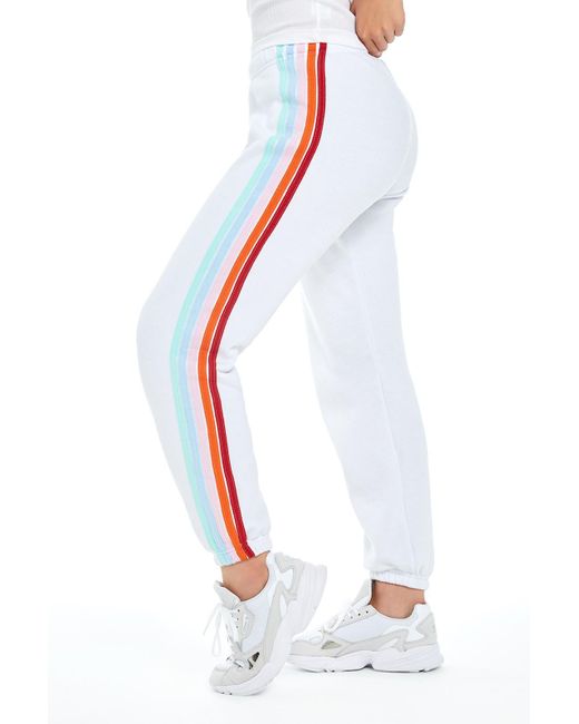 aviator nation white sweatpants