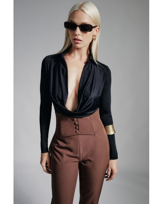 Bardot Gray Lorel Bodysuit