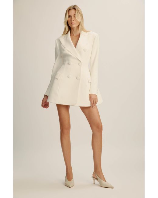 Bardot Women's Natural Janna Hourglass Blazer Dress