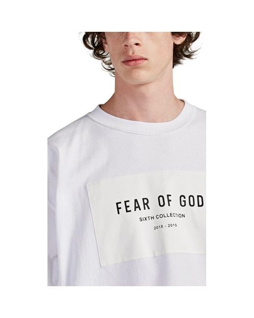 fear of god white t shirt