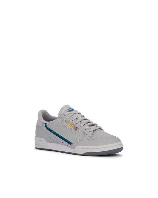 adidas Leather Continental 80 Sneakers in Gray for Men - Lyst