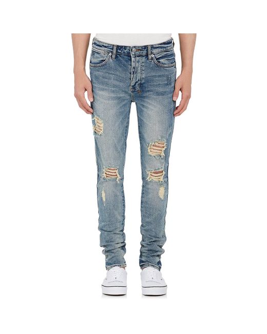 Ksubi Van Winkle Distressed Skinny Jeans In Blue For Men | Lyst Ksubi Van Winkle Distressed Skinny Jeans In Blue For Men | Lyst