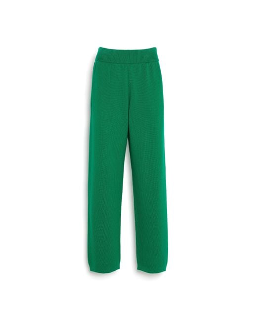 Barrie Green Sportswear Cashmere And Cotton joggers