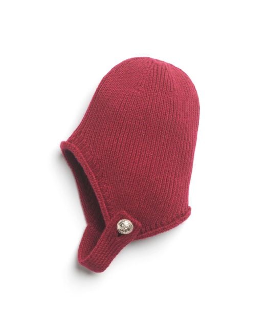 Barrie Red Cashmere Bonnet