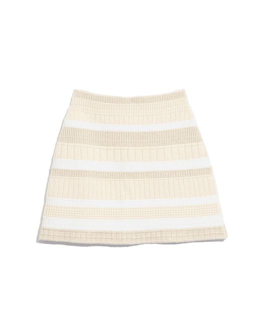 Barrie Natural Cashmere Skirt