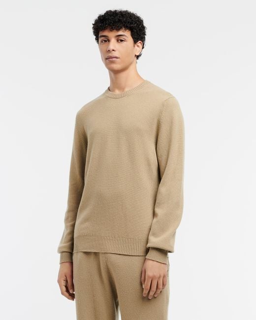 Barrie Natural B Label Cashmere Trousers for men