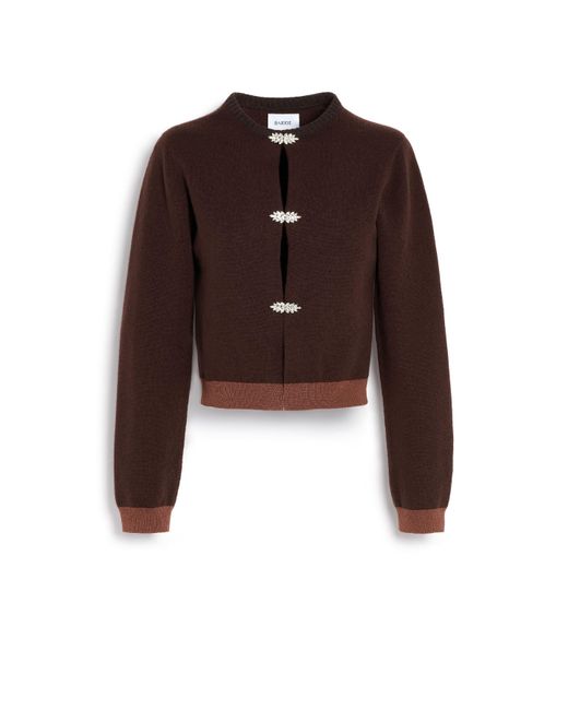Barrie Brown Cashmere Cardigan With Jewelled Details