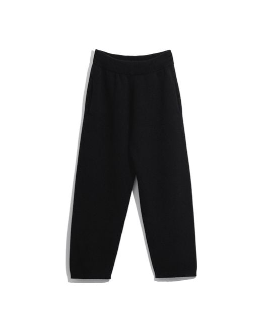 Barrie Black Sportswear Cashmere And Cotton joggers