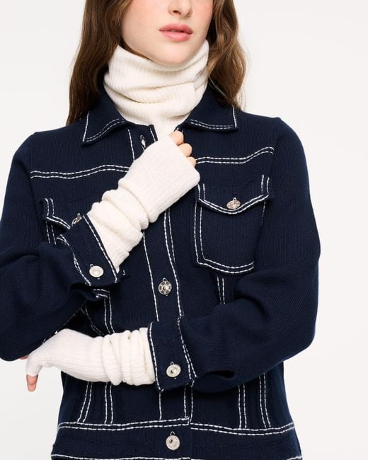 Barrie White Cashmere Snood