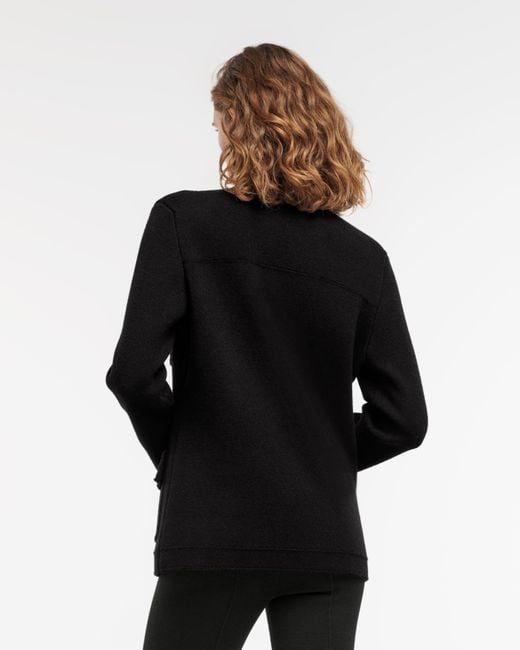 Barrie Black Cashmere And Cotton Military-style Jacket