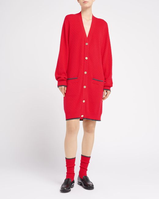 Lightweight 2024 red cardigan