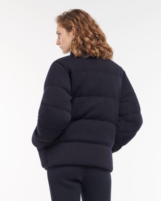 Barrie Blue Cashmere Down Jacket
