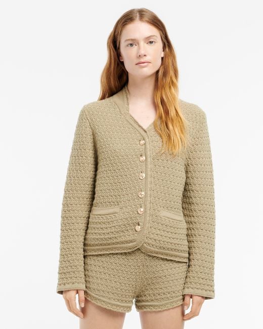Barrie Natural Cashmere Tweed Shorts