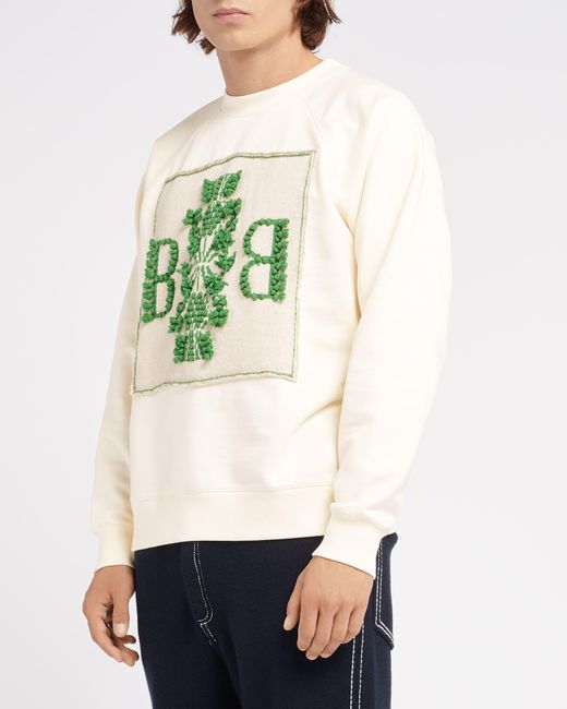 Barrie Green Sweatshirt With Logo Cashmere Patch