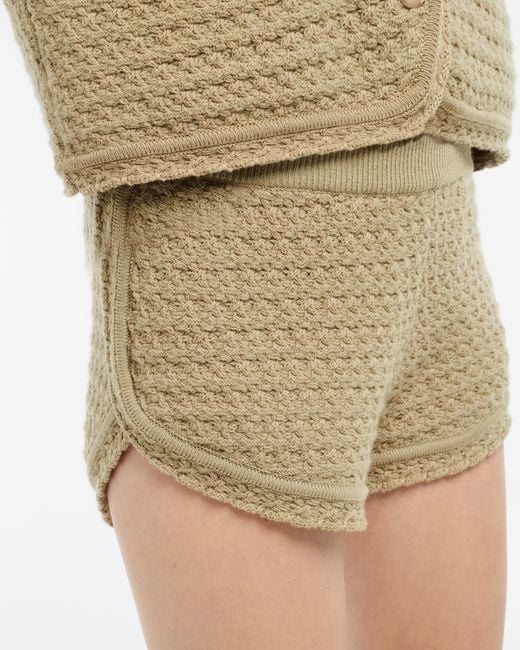 Barrie Natural Cashmere Tweed Shorts