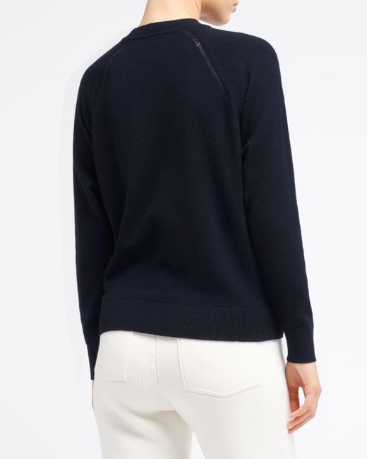 Barrie Blue Cashmere Jumper