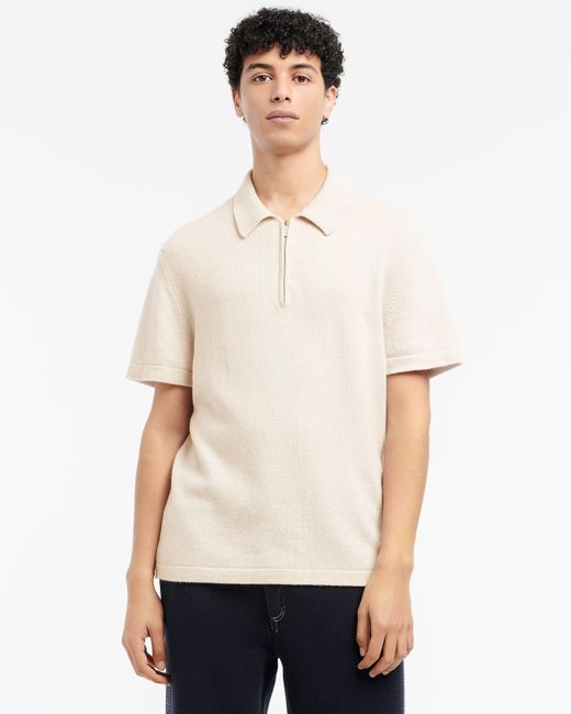 Barrie White B Label Cashmere Zip-neck Top for men