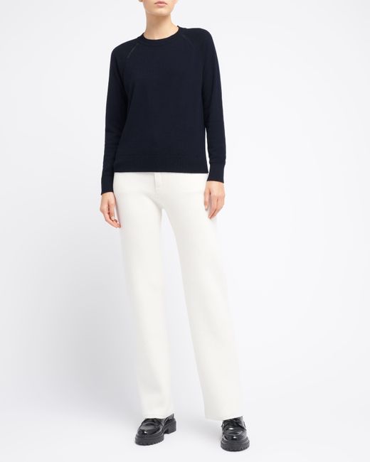 Barrie Blue Cashmere Jumper