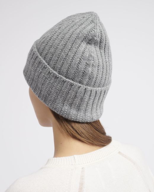 Barrie Gray Cashmere Beanie