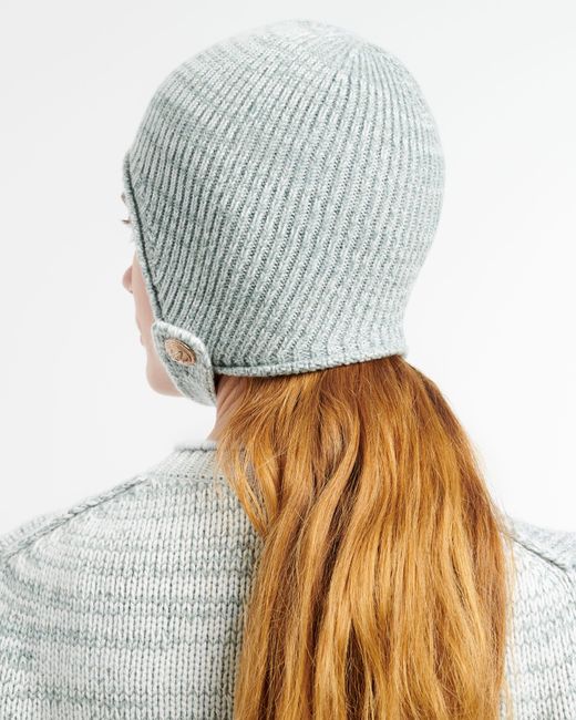 Barrie Blue Cashmere Bonnet