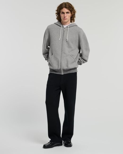 Barrie Gray Sportswear Hooded Jacket In Cashmere And Cotton for men