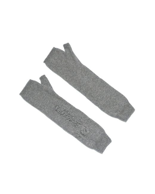 Barrie Gray Cashmere Fingerless Gloves
