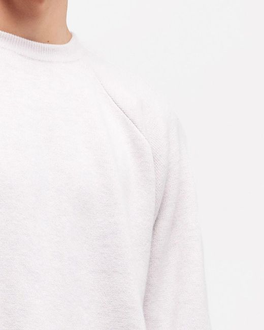 Barrie Purple Sportswear Cashmere And Cotton Jumper for men