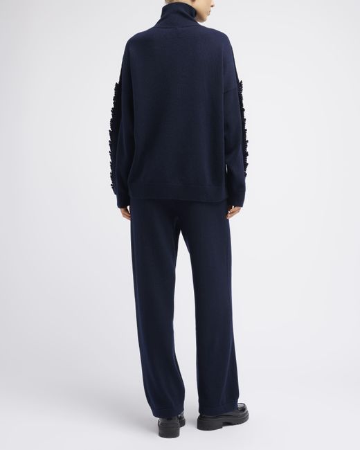 Barrie Blue Timeless Wide Cashmere Trousers
