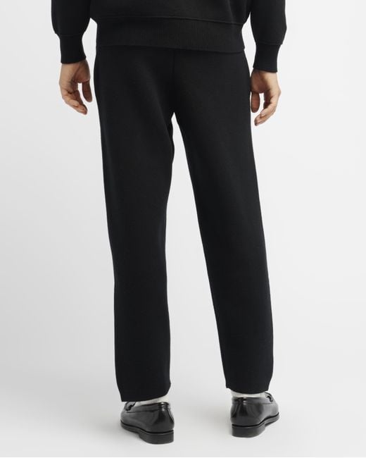 Barrie Black Sportswear Cashmere And Cotton joggers