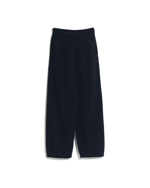Barrie Blue Timeless Wide Cashmere Trousers