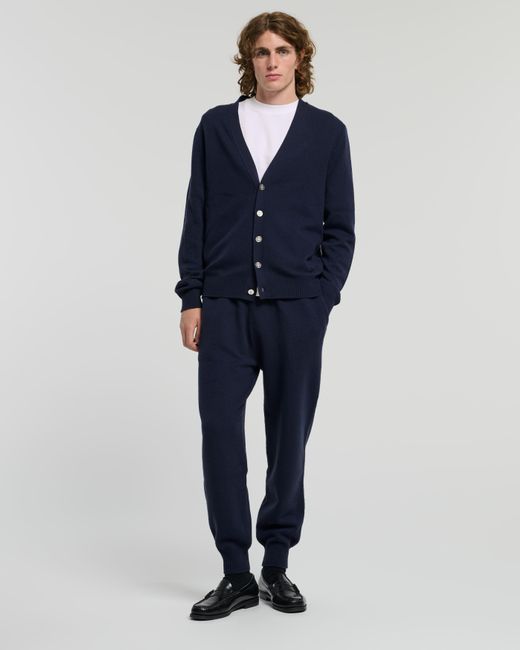 Barrie Blue B Label Cashmere Cardigan for men