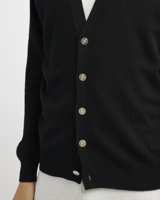 Barrie Black B Label Cashmere Cardigan for men