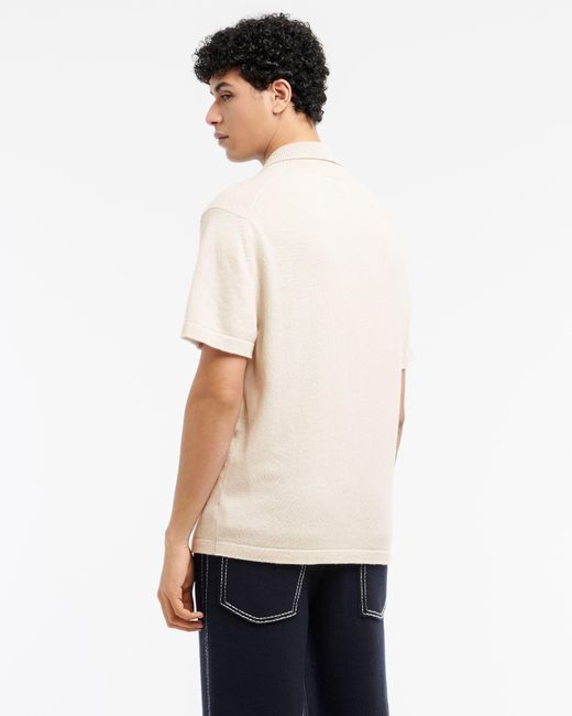 Barrie White B Label Cashmere Zip-neck Top for men