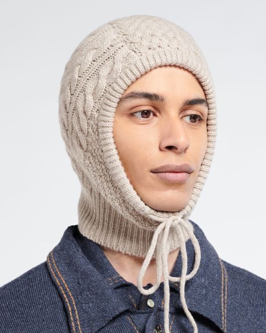 Barrie Natural Cashmere Balaclava