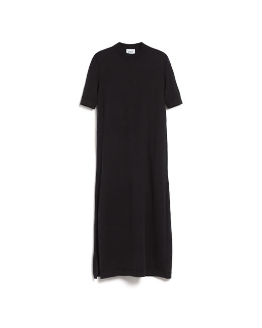 Barrie Black Ultra-fine Cashmere Maxi Dress