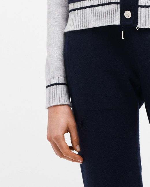 Barrie Blue Timeless Cashmere joggers