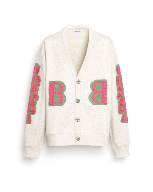 Barrie Gray Cardigan In Cotton With A Cashmere B Logo
