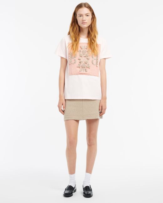 Barrie White T-shirt With Logo Cashmere Patch