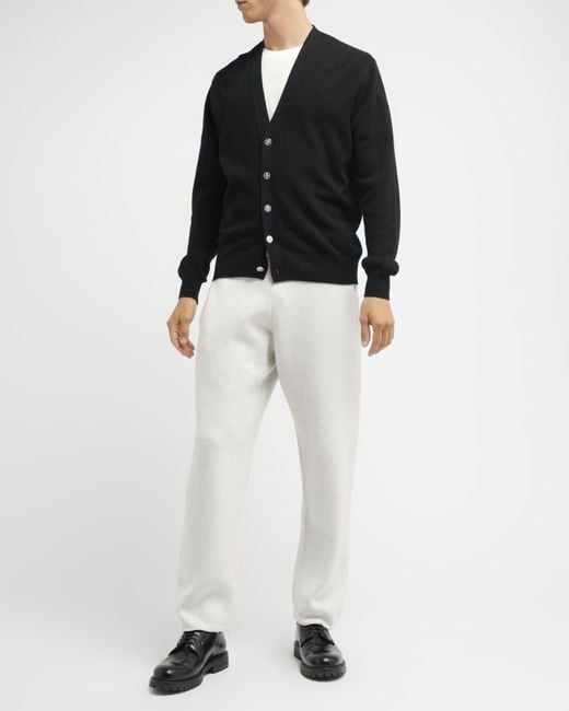 Barrie Black B Label Cashmere Cardigan for men