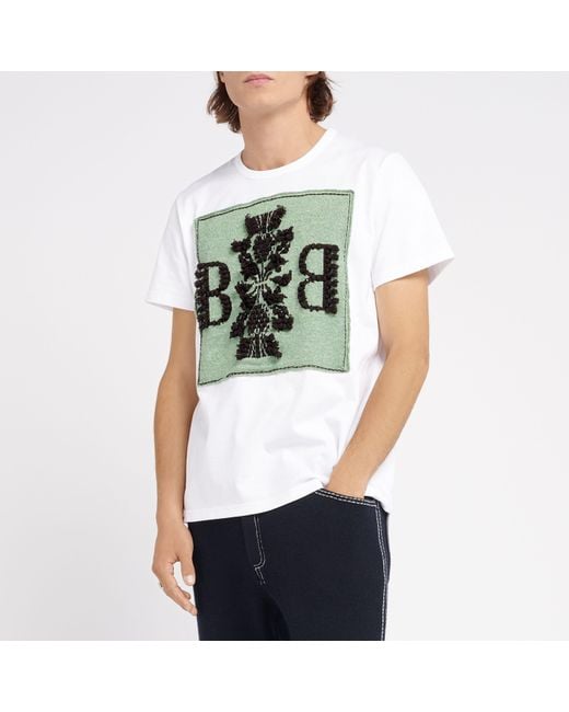 Barrie Green T-shirt With Logo Cashmere Patch