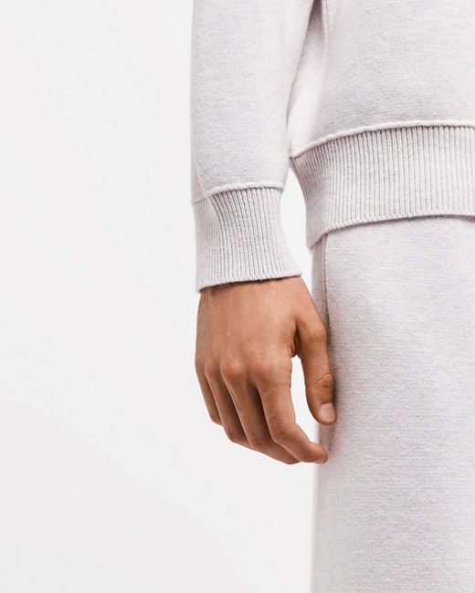 Barrie Purple Sportswear Cashmere And Cotton Jumper for men