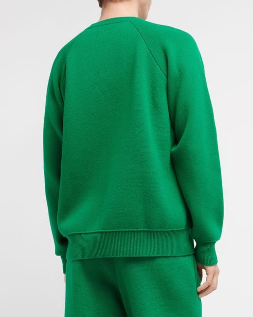 Barrie Green Sportswear Cashmere And Cotton joggers
