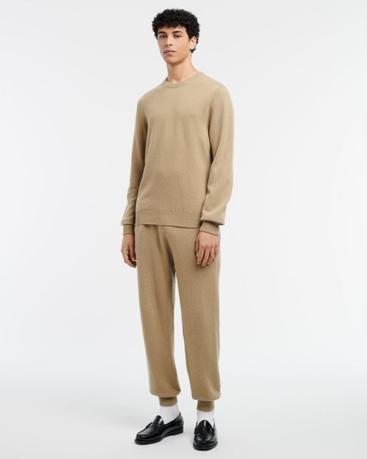 Barrie Natural B Label Cashmere Trousers for men