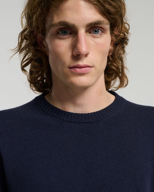Barrie Blue B Label Cashmere Sweater for men