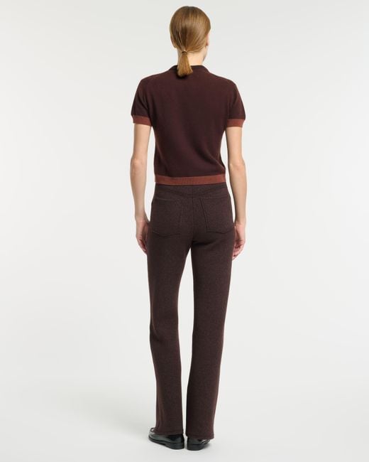 Barrie Brown Cashmere Top With Jewelled Details
