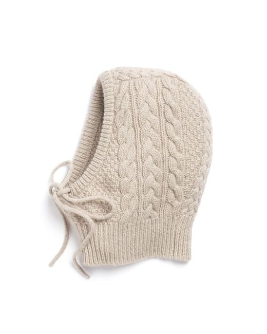 Barrie Natural Cashmere Balaclava
