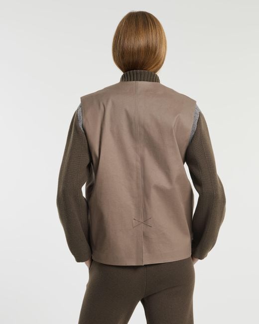 Barrie Brown Sleeveless Rain Jacket for men